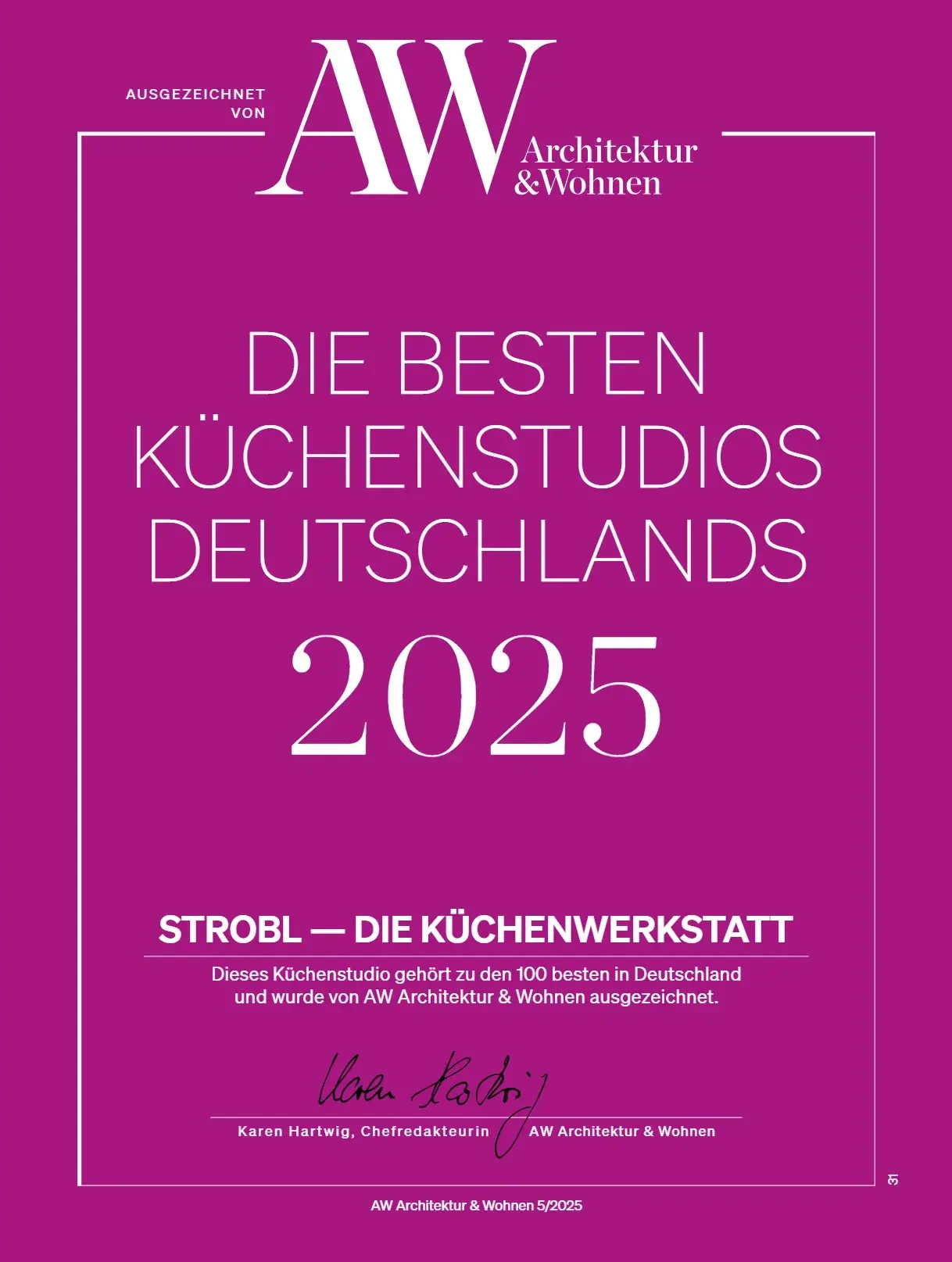 AW Auszeichnungslogo 2025